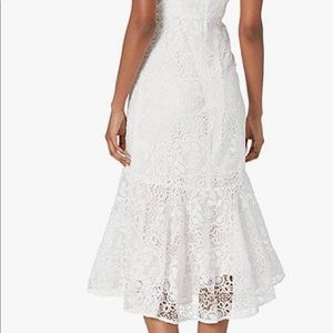 Shoshanna Women's Sleeveless All Over Lace Midi Dress